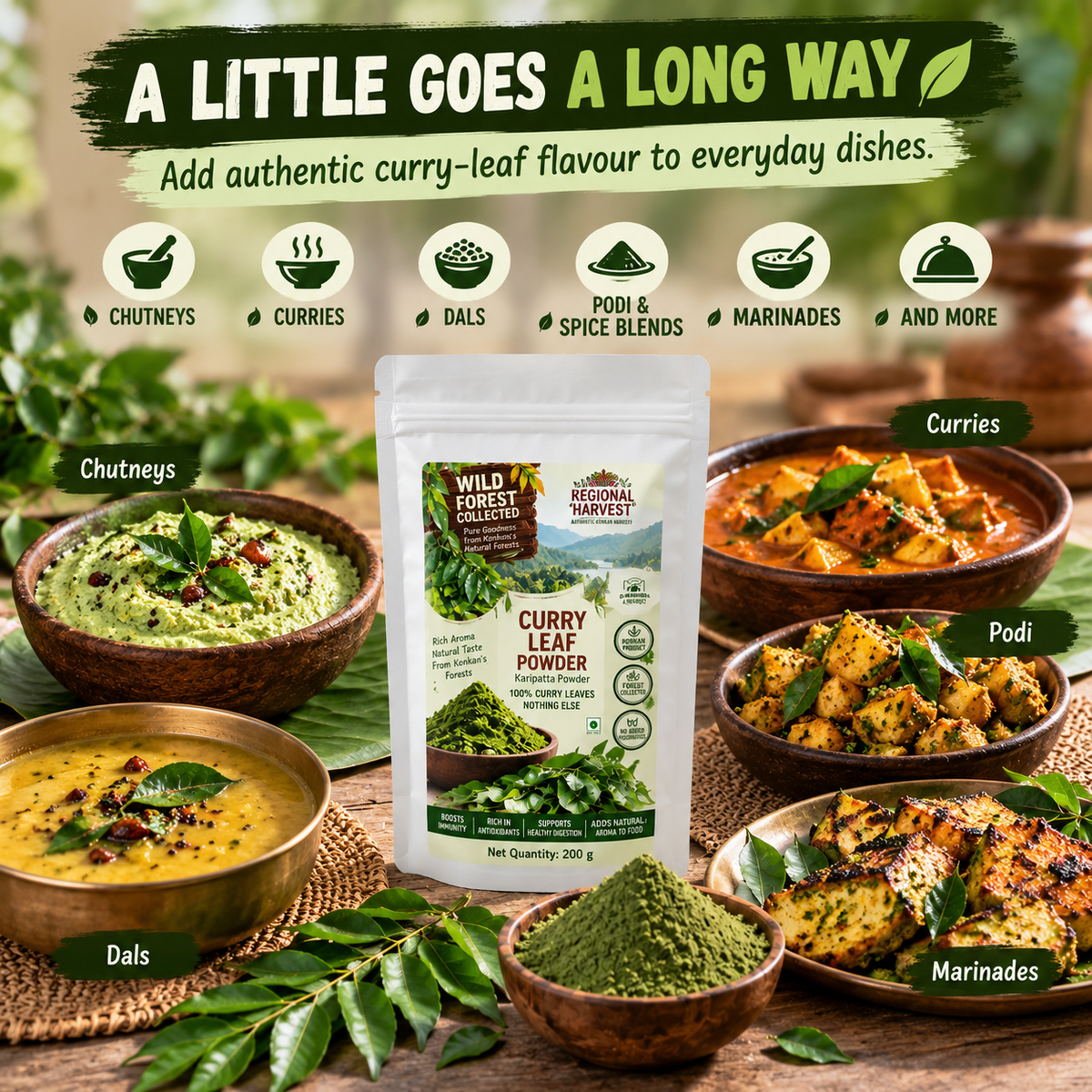 Regional Harvest Curry Leaf Powder 200 g – product image 4
