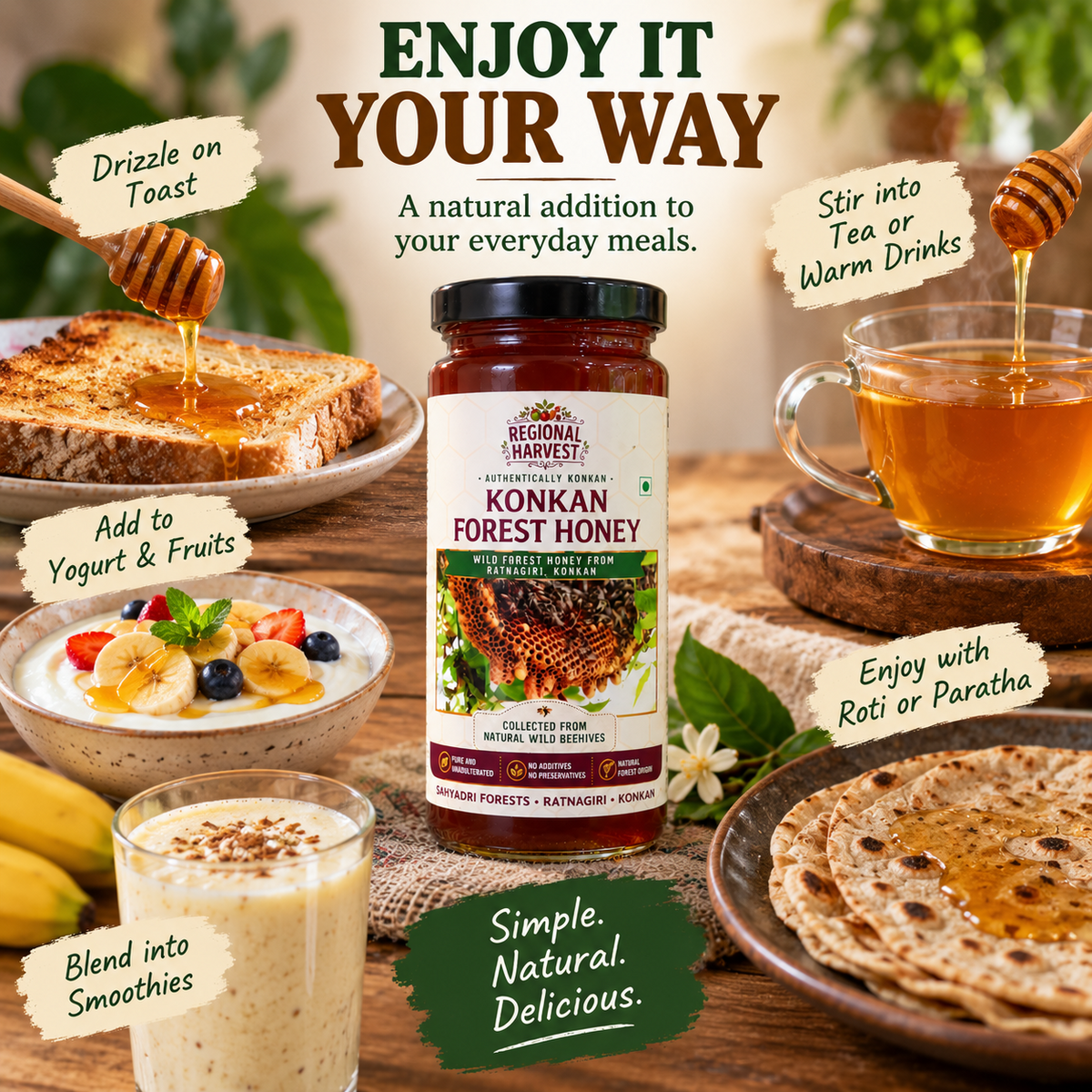 Regional Harvest Forest Honey 330 g – product image 5