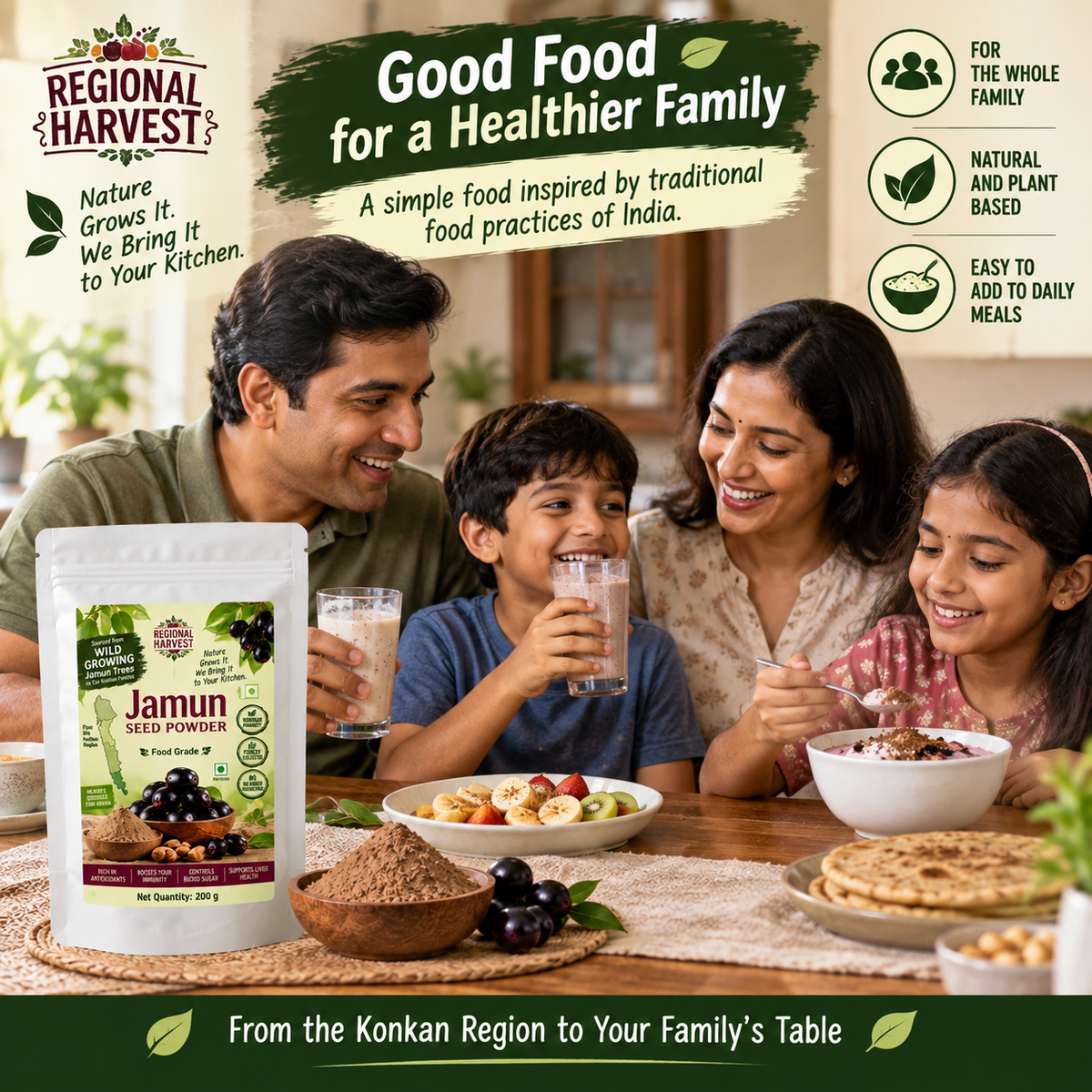 Regional Harvest Jamun Seed Powder 200 g – product image 5