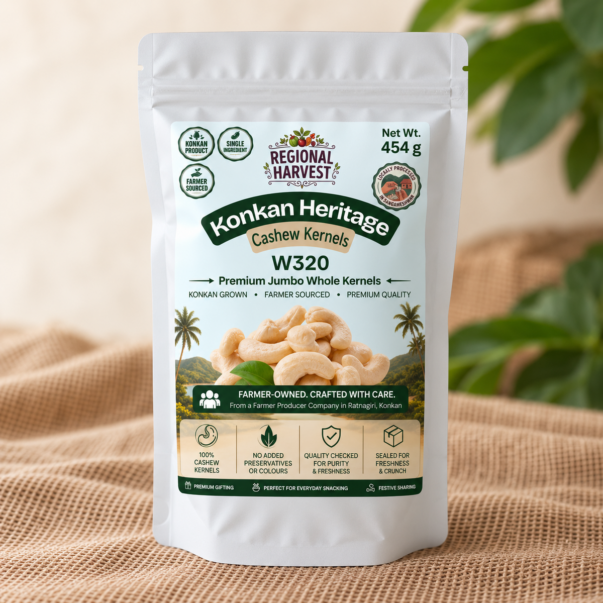 Regional Harvest Konkan Cashew W320 454g