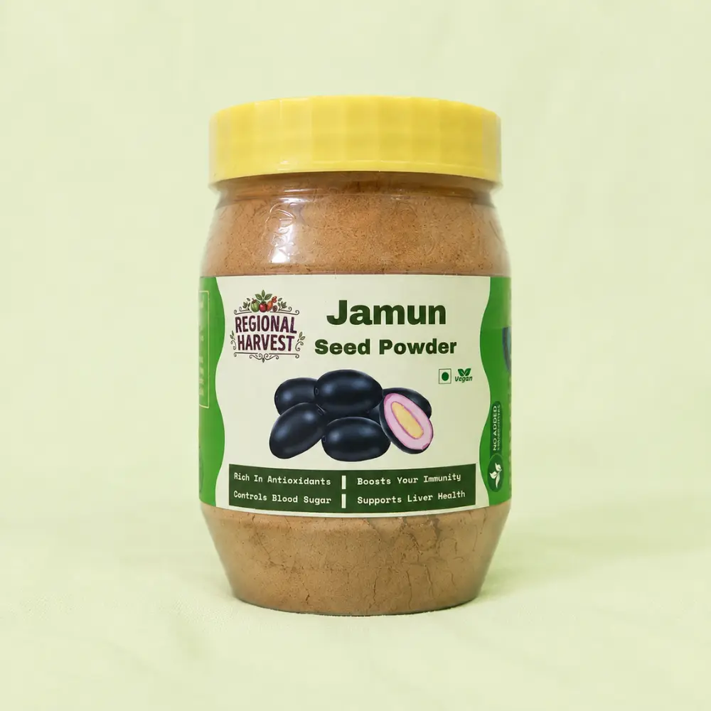 Forest-Collected Jamun Seed Powder – Traditionally Used for Diabetes Support