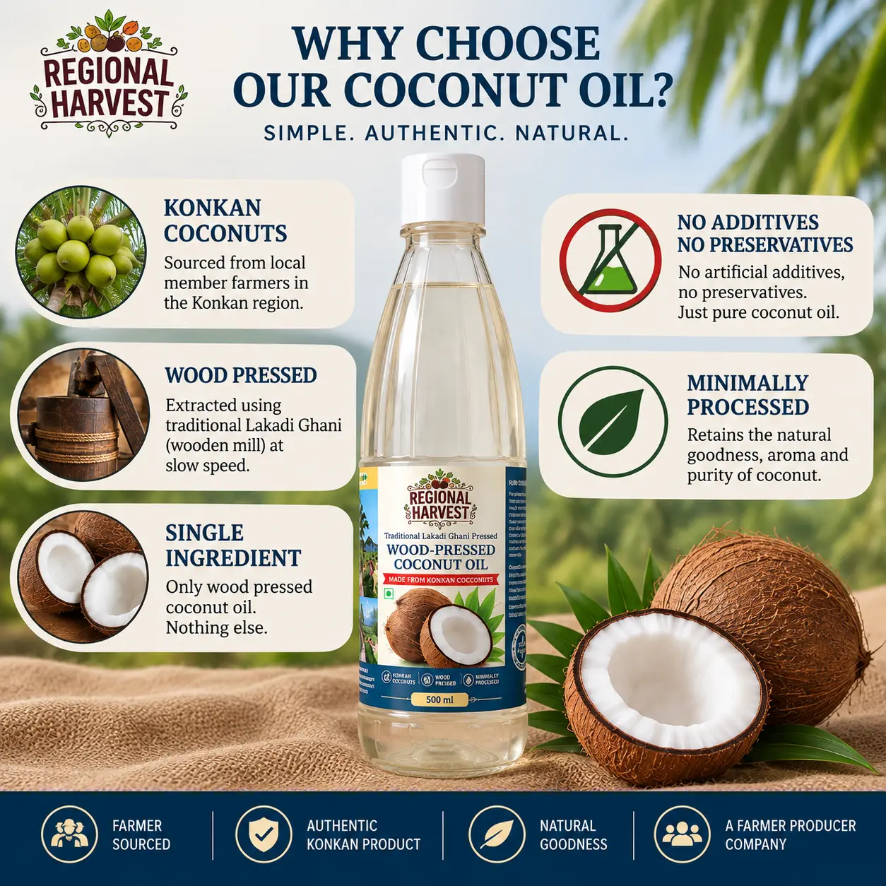 Wood Pressed Coconut Oil – Pure Coconut Oil - Image 9